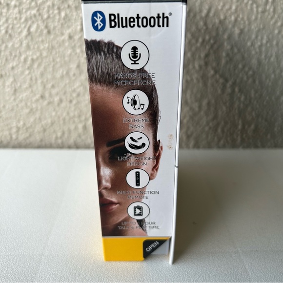 Billboard wireless headphones Black and Yellow never used still in the box NIB - Picture 4 of 4